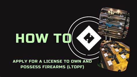 ltopf login|How to Apply for a License to Own and Possess .